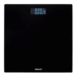 Personenwaage LED 28x28cm, schwarz