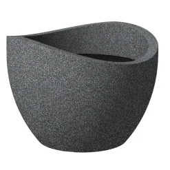 Pflanzengefäß 250/50 Schwarz-Granit
