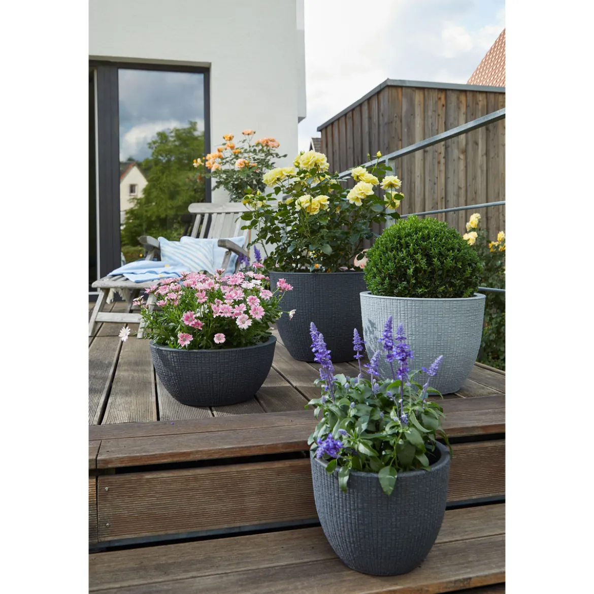 Pflanzgefaess 47/295 Barceo Stony black