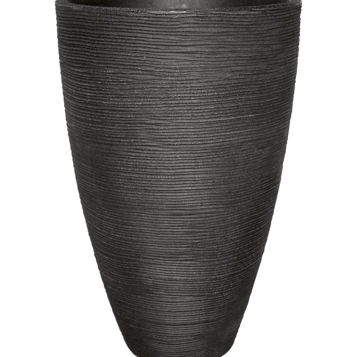 Pflanzgefäß Rillenoptik 40 x 60 cm anthrazit