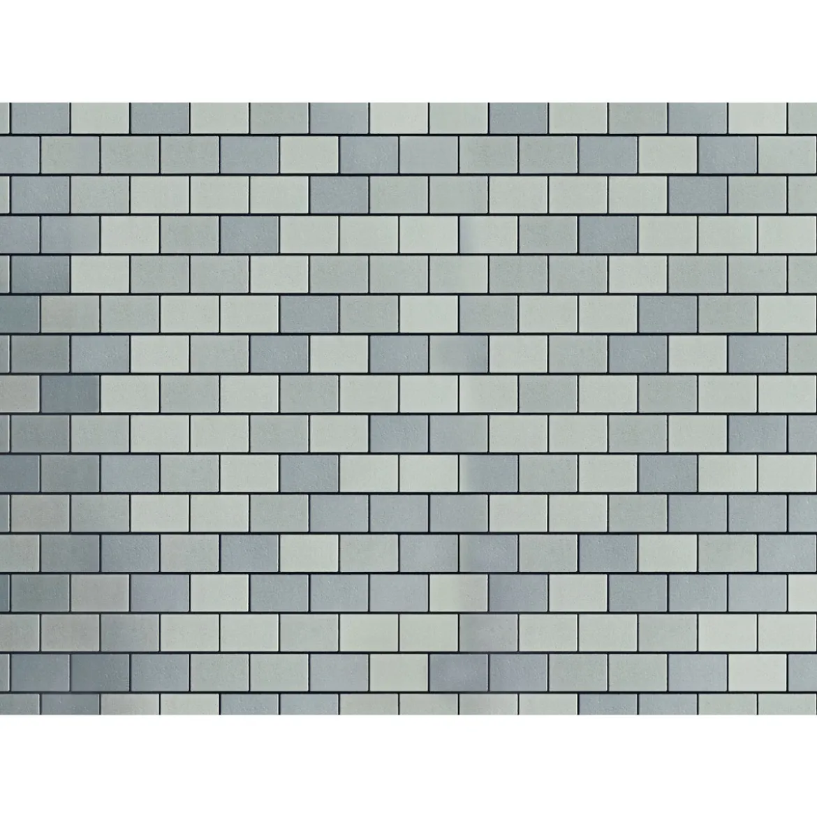 Pflaster Trend 24x16x6 cm Paladium Dun-kel, Mini-Fase