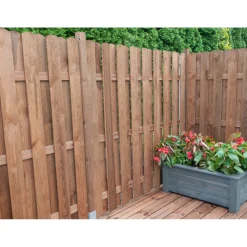 Pfosten Sylt 90x90x1900 cm braun