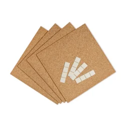 Pin-Board Kork 305 x 305 x 5 mm mit Klebepads
