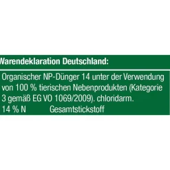 Plantiflor BIO Hornmehl 2,5 kg