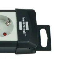 Premium-Line 6fach schwarz DE3m H05VV-F3G1,5 mit Schalter/2 permanent
