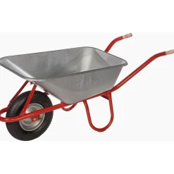 Profi-Bauschubkarre 120 L montiert