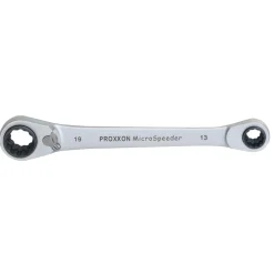 Proxxon Industrial Ringschlüssel MicroSpeeder mit Knarrenfunktion 4-fach