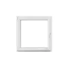 PVC Fenster 71 3-fach Glas 1000/0750LS1flg. DK weiss/weiss