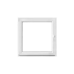 PVC Fenster 71 3-fach Glas 1000/0750LS1flg. DK weiss/weiss