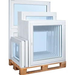 PVC Fenster 71 3-fach Glas 0750/1000RS1flg. DK weiss/weiss
