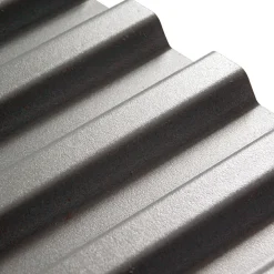 PVC Wellplatte grau Trapez 2000x900Typ 1.2, 1 St = 1,8 m2