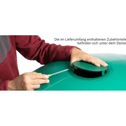 4rainWandtank Slim 330 L dunkelgrün