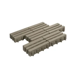 Rasengitterstein ECO City40x20x8cm grau mit Microfase
