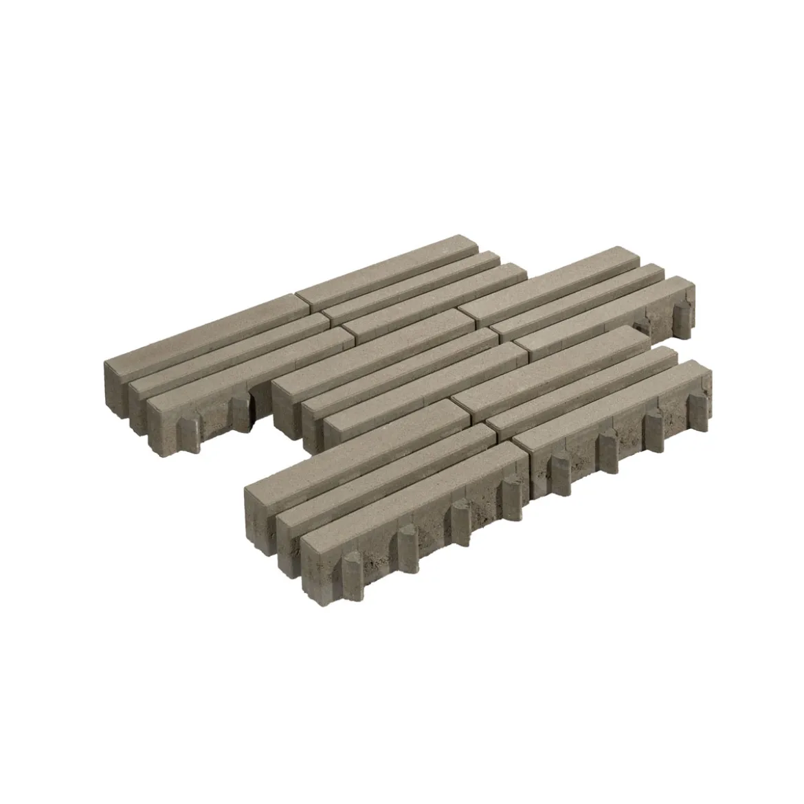 Rasengitterstein ECO City40x20x8cm grau mit Microfase