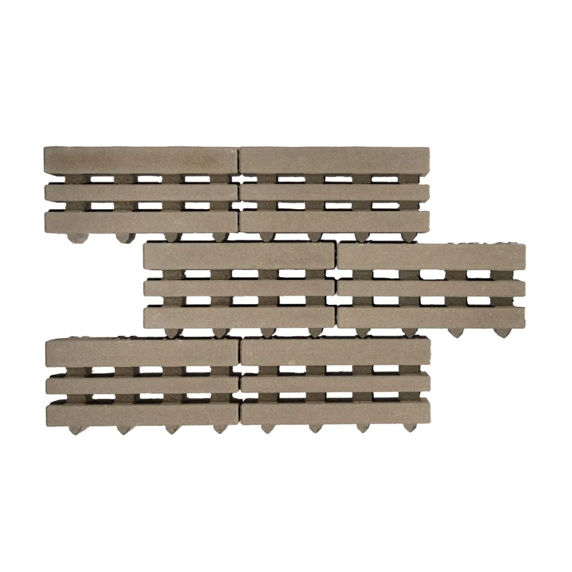 Rasengitterstein ECO City40x20x8cm grau mit Microfase