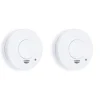 Rauchmelder 2er Set 1-jahres Batterie