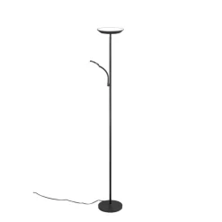 Reality LED Stehleuchte SPECTER schwarz mit Lesearm