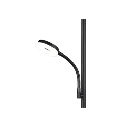 Reality LED Stehleuchte SPECTER schwarz mit Lesearm