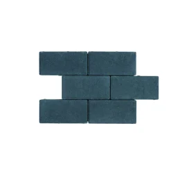 Rechteckpflaster anthrazit, 20x10x6 cm50 Stk./qm, incl. 2 Wuerfel/Lage