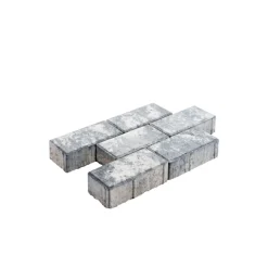 Rechteckpflaster 20x10 cm, 6 cm starkGrau-Anthrazit-Melange, 50St/qm incl. 2