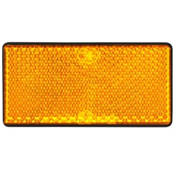 Reflektor orange viereckig 2 Stueck