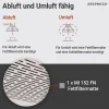 respekta Dunstabzugshaube DH620WL weiss