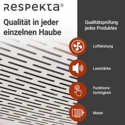 respekta Dunstabzugshaube DH620WL weiss