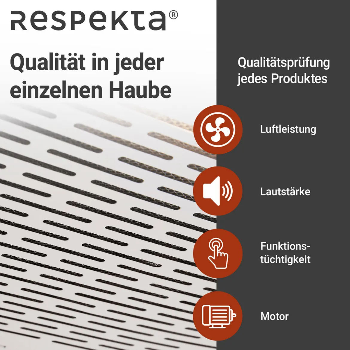 respekta Dunstabzugshaube DH620WL weiss