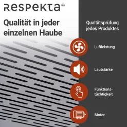 respekta Dunstabzugshaube DH540IXL inox