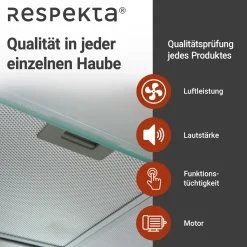 respekta Unterbauhaube CH1259IXCNEdelstahl, 60 cm, EEK C
