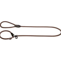 Retriever-Leine Freestyle 8/170mit Stoppring, Tau braun