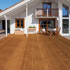Rettenmeier Terrassendiele Kiefer/Teak 300 x 14,5 x 2,8 cm
