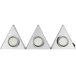 REV Ritter LED-Unterbauleuchte TrianglePromo 3 x 1,8W m Schalter