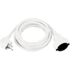 REV Ritter Verlängerung Schutzkontakt Kunststoff H05VV-F 3G1,5² 3m weiß