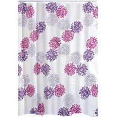 RidderDuschvorhang Textil Sandra ca 180 x 200 cm lila