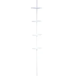 RidderTeleskop-Duscheckregal mit 4 Ablagen 130-260 cm weiß