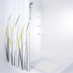 RidderTeleskop-Duscheckregal mit 4 Ablagen 130-260 cm weiß