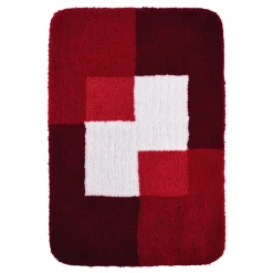 RidderTeppich Coins 60 x 90 cm rot Polyester