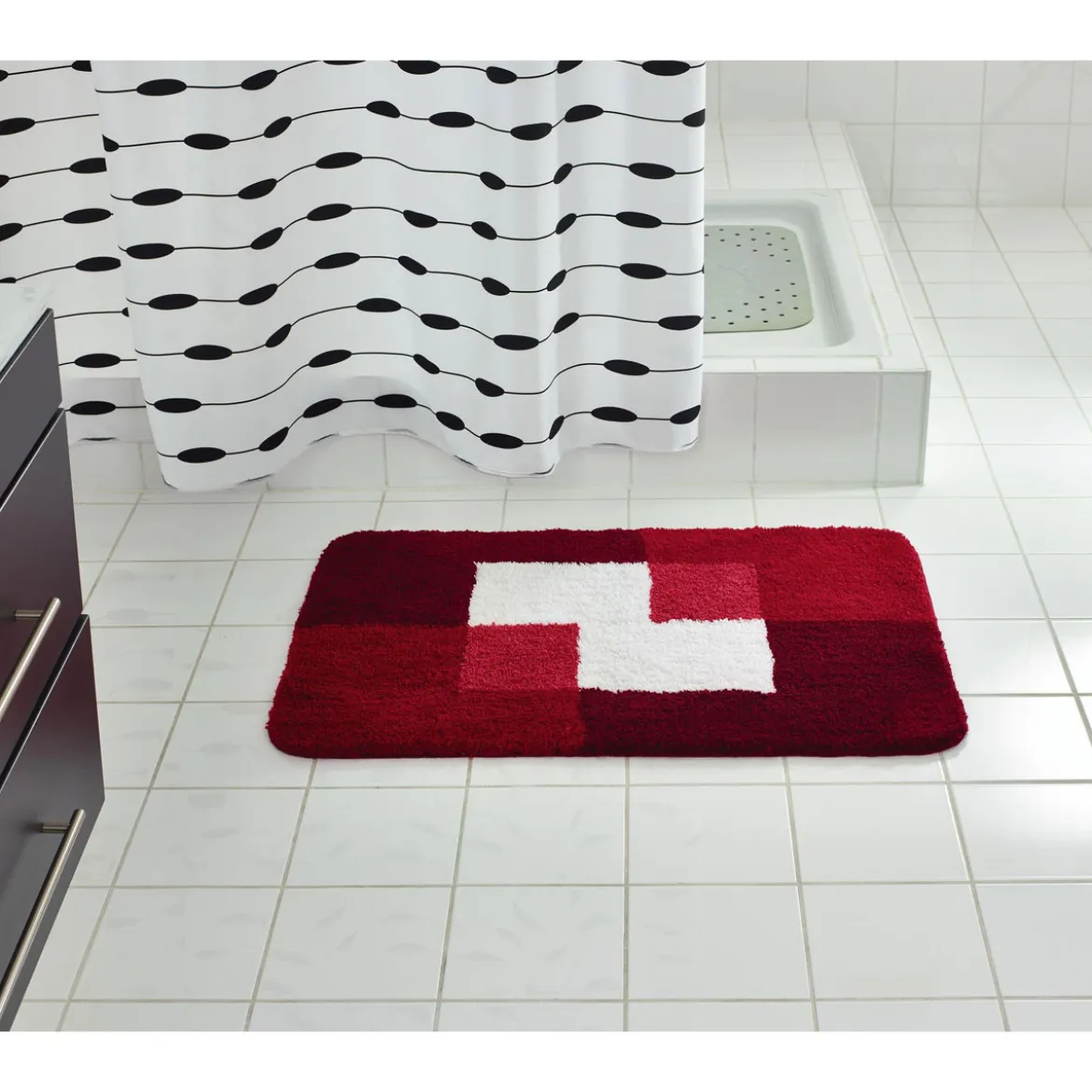 RidderTeppich Coins 60 x 90 cm blau Polyester
