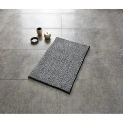 RidderTeppich Fresh 60 x 90 cm schwarz Polyester