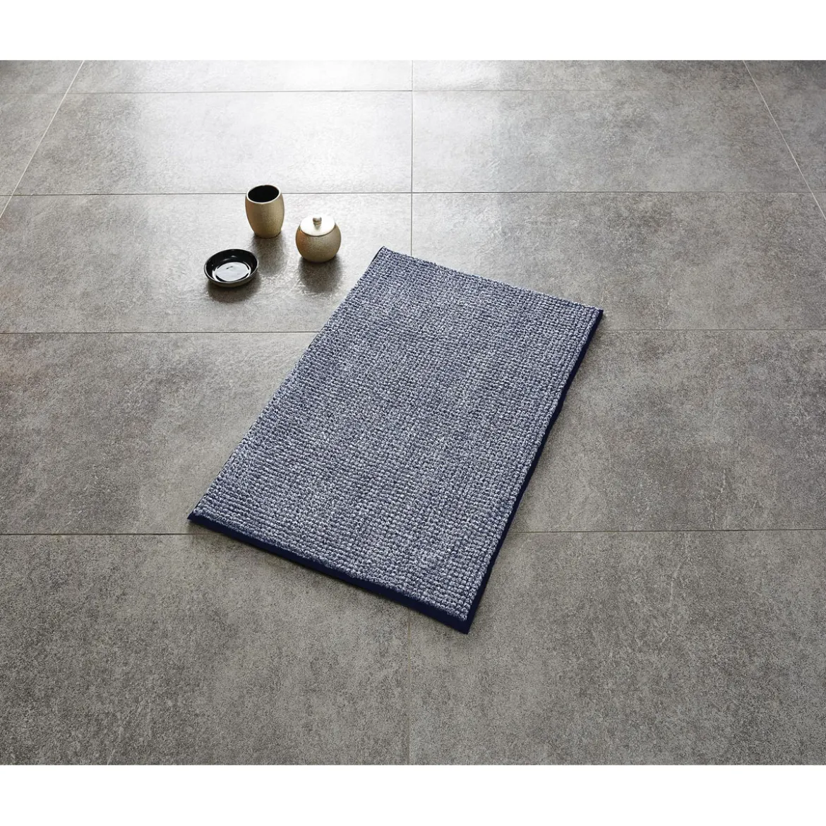 RidderTeppich Fresh 60 x 90 cm blau Polyester