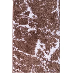 RidderTeppich Marmor 60 x 90 cm beige-weiß Polyester-Microfaser