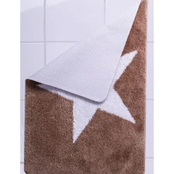RidderTeppich Star 60 x 90 cm blau-weiß Polyester-Microfaser