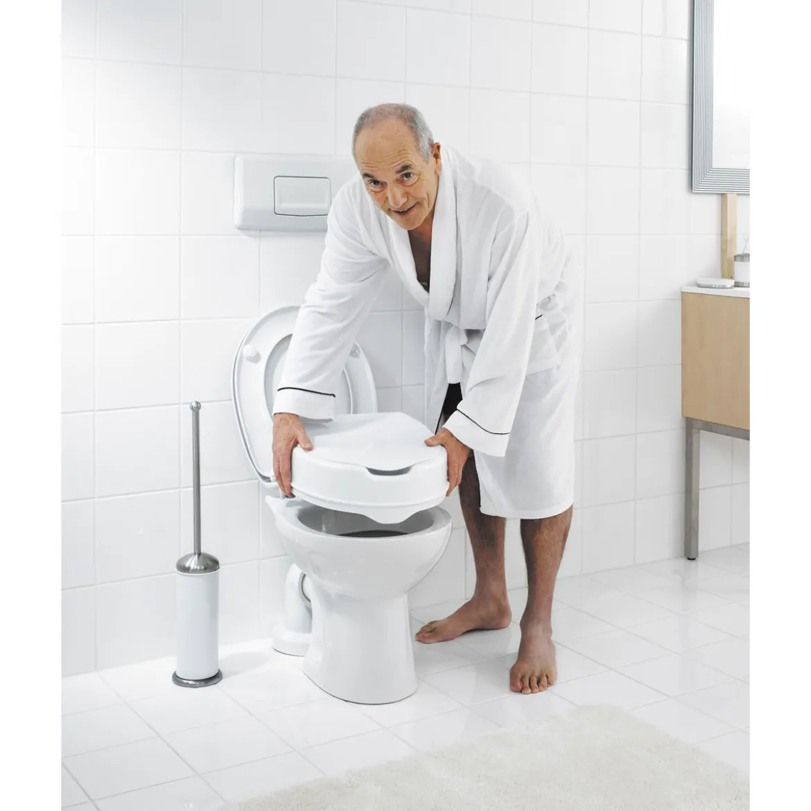 RidderToilettensitzerhöhung mit Deckel Sam