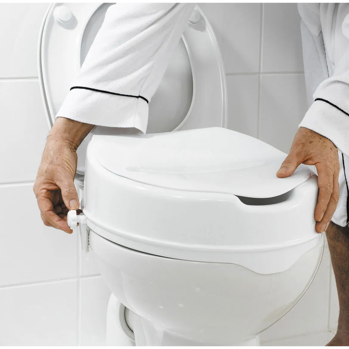 RidderToilettensitzerhöhung mit Deckel Sam