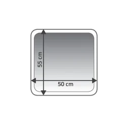 RidderVorleger Fresh 55 x 50 cm Fresh beige Polyester