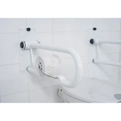 RidderWC-Papierhalter für WC-Aufstehbügel klappbar