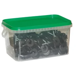 Ringisolator kompakt Durchmesser 5,3 mm schwarz 25 Stück