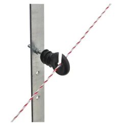 Ringisolator metrisch Durchmesser 6 mm schwarz
