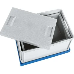Rollwagen für Kunststoffbehälter 61 x 16,5 x 41 cm